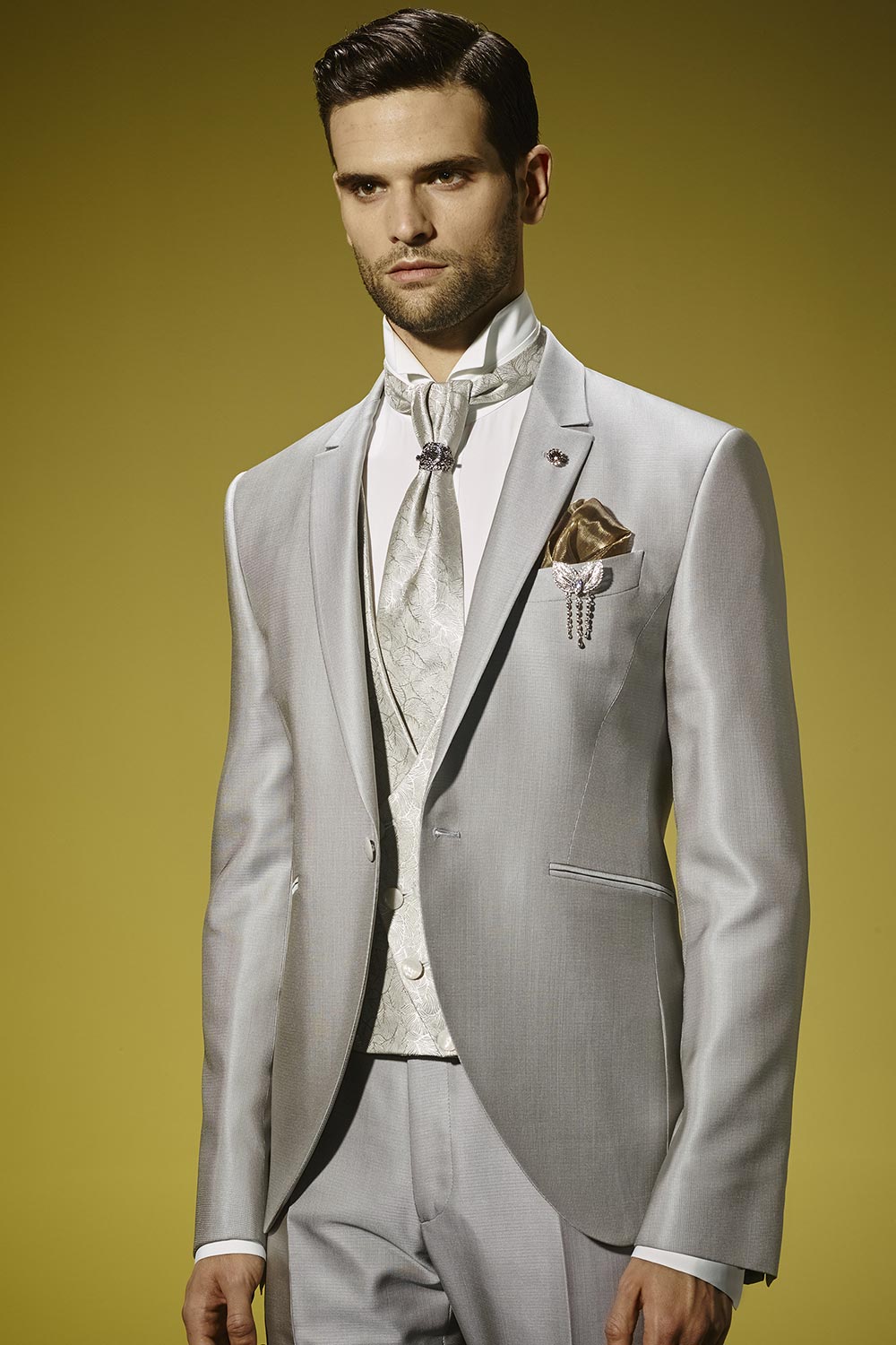 abito sposo grigio